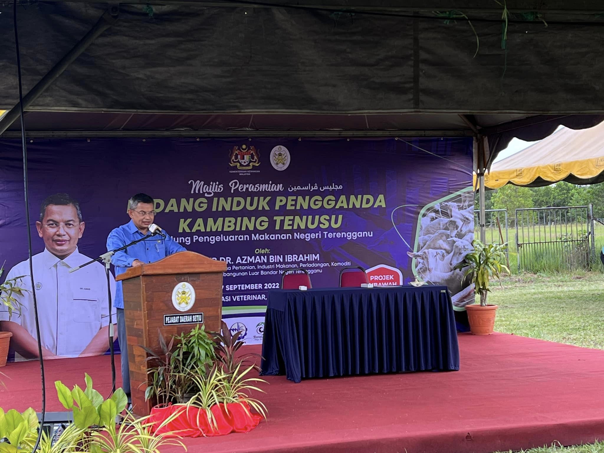 Majlis Perasmian Ladang Induk Pengganda Kambing Tenusu 
